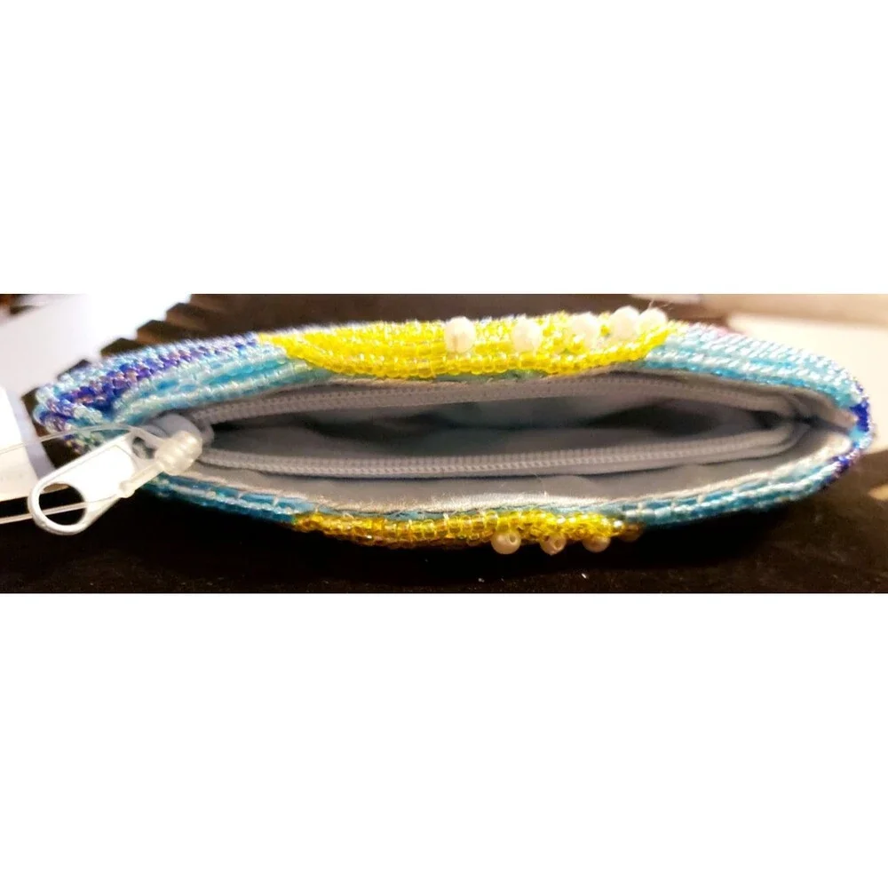 Whimsical, Quirky, Colorful, Beach - Brightly Colored Flip Flop Change Purse NWT